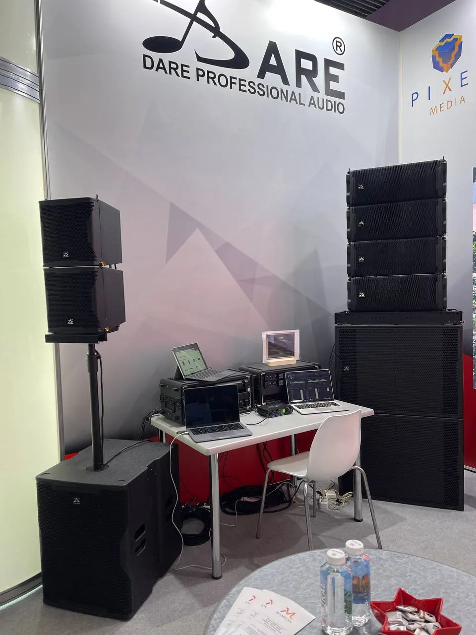 Акустические системы DARE Professional Audio на выставке