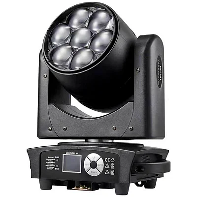 COLORSTAR W740 Светодиодная поворотная голова Wash/Beam 7x40W RGBW с зумом