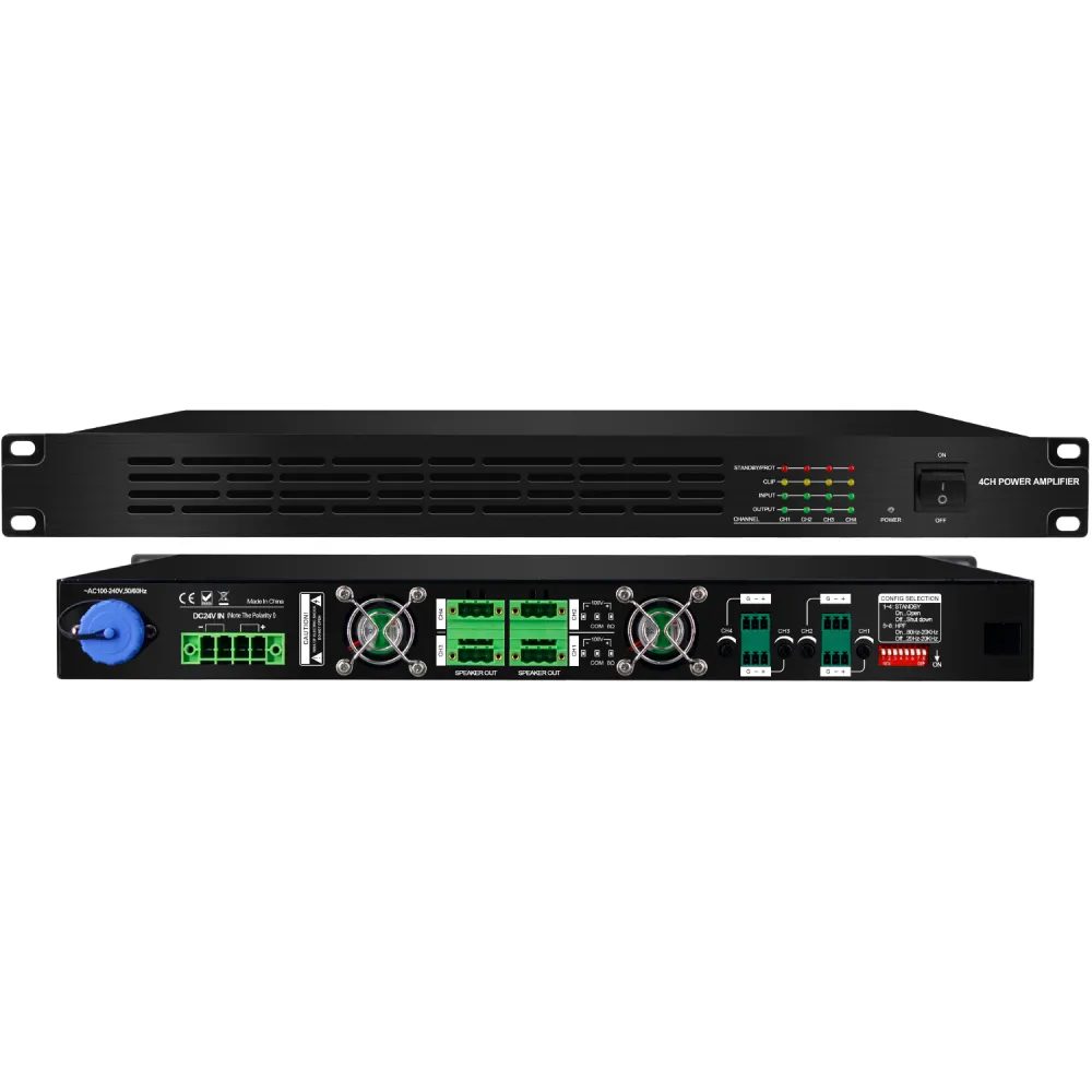 RH-AUDIO RH1412D 4-канальный усилитель мощности 4x120Вт