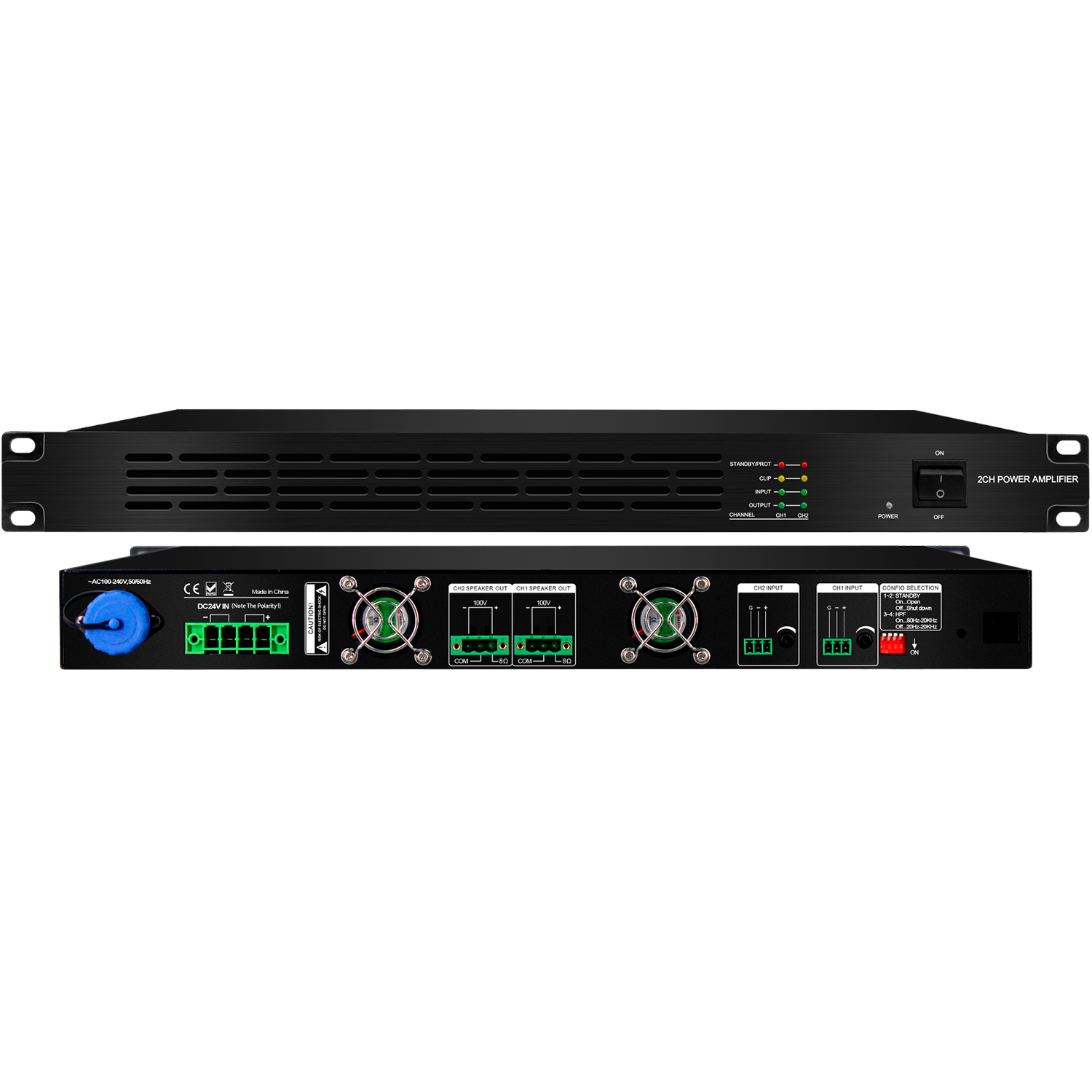 RH-AUDIO RH1212D 2-канальный усилитель мощности 2x120Вт
